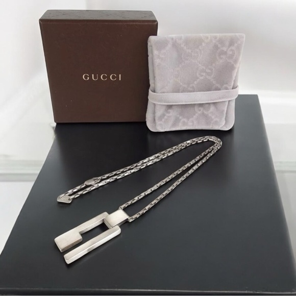 GUCCI Silver Ag925 Necklace🔥😍❤️ - Picture 1 of 15